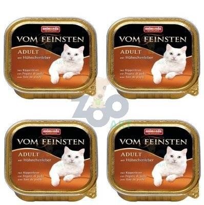 ANIMONDA Vom Feinsten Classic Cat smak: z wątróbką drobiową 32x100g