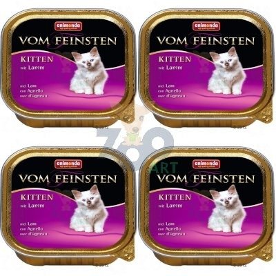 ANIMONDA Vom Feinsten Kitten smak: z jagnięciną 32x100g