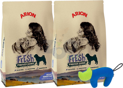 ARION Fresh Adult Sensitive 2x12kg + ZABAWKA AMIPLAY GRATIS