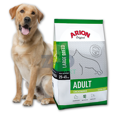 ARION Original Adult Large Breed Chicken&Rice 12kg + Advantix - dla psów 25-40kg (4 pipety x 4ml)