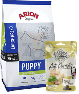 ARION Original Puppy Large Breed Chicken & Rice 12kg + Przysmak dla psa 150g GRATIS!!!