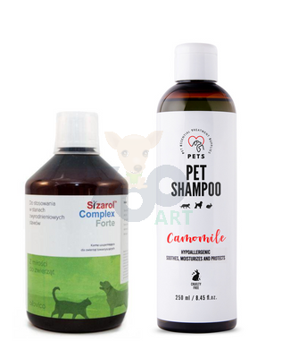 BIOVICO Sizarol Forte 500 ml + PET Shampoo Camomile_Szampon Rumiankowy 250ml Hypoallergenic GRATIS !!!