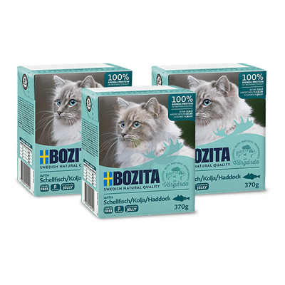 BOZITA Cat Dorsz W Galaretce 3x370g