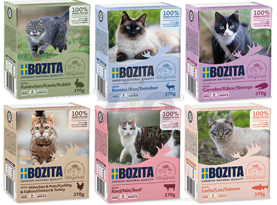BOZITA Cat Pakiet Próbny W Sosie 6 x 370g