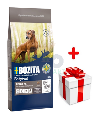 BOZITA Original Adult XL 12kg + niespodzianka dla psa GRATIS!