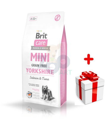 BRIT CARE Mini Grain-Free Yorkshire 2kg + niespodzianka dla psa GRATIS!