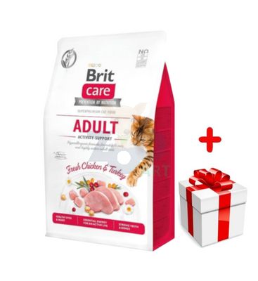 BRIT Care Cat  Grain-Free Activity Support 2kg + niespodzianka dla kota GRATIS!
