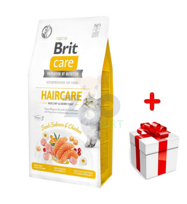 BRIT Care Cat  Grain-Free Haircare 2kg + niespodzianka dla kota GRATIS!