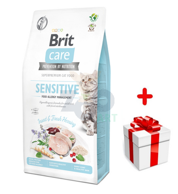 BRIT Care Cat Grain-Free Sensitive Allergy Management Insect 400g + niespodzianka dla kota GRATIS!