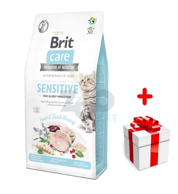 BRIT Care Cat Grain-Free Sensitive Allergy Management Insect 7kg + niespodzianka dla kota GRATIS!