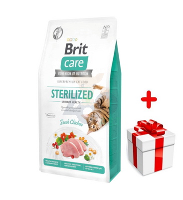 BRIT Care Cat  Grain-Free Sterilised Urinary Health 2kg + niespodzianka dla kota GRATIS!
