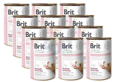 BRIT GF Veterinary Diets Dog Hypoallergenic 12x400g - karma mokra dla psa
