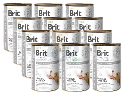BRIT GF Veterinary Diets Dog Joint &Mobility 12x400g-karma mokra dla psa