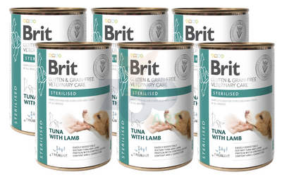 BRIT GF Veterinary Diets Dog Sterilised 6x400g-karma mokra dla psa