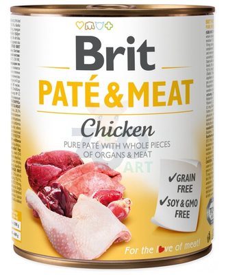 BRIT PATE & MEAT CHICKEN 6x800g