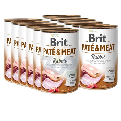 BRIT PATE & MEAT RABBIT 12x400g