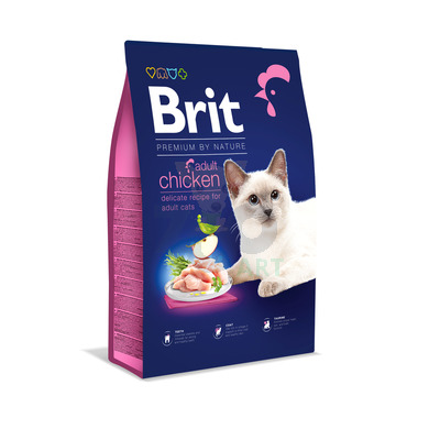 BRIT Premium By Nature Adult Cat Chicken 8kg