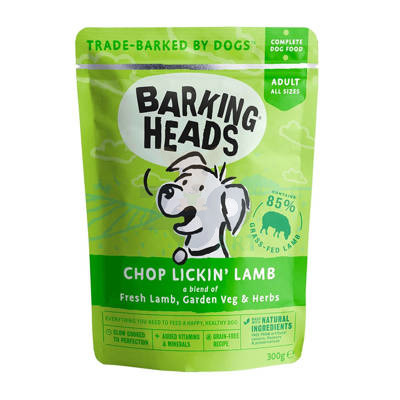 Barking Heads Chop Lickin' Lamb saszetka dla psów 300g