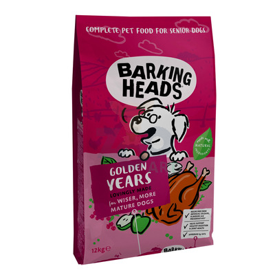 Barking Heads golden years dla psów starszych kurczaki i pstrąg 12kg/Opakowanie uszkodzone (7554,7367) !!!