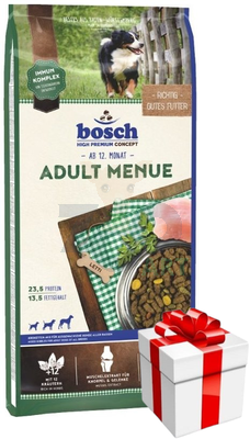 Bosch Adult Menue, drób (nowa receptura) 15kg + Niespodzianka dla psa GRATIS