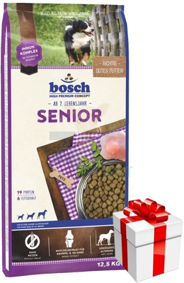 Bosch Senior (nowa receptura) 12,5kg + Niespodzianka dla psa GRATIS