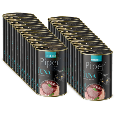 DOLINA NOTECI Piper dla kotów sterylizowanych z tuńczykiem 24x400g