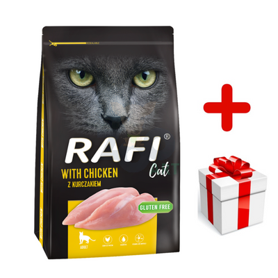 DOLINA NOTECI Rafi Cat karma sucha dla kota z kurczakiem 7kg + niespodzianka dla kota GRATIS!