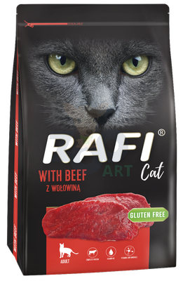 DOLINA NOTECI Rafi Cat karma sucha dla kota z wołowiną 7kg