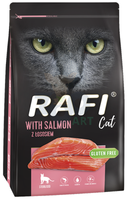 DOLINA NOTECI Rafi Cat karma sucha dla kotów sterylizowanych z łososiem 7kg