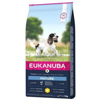 EUKANUBA Active Adult Medium Breed Chicken 15kg + Advantix - dla psów 10-25kg (pipeta 2,5ml)