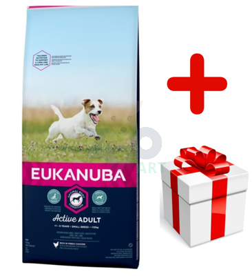 Eukanuba adult small breed chicken 15kg + niespodzianka dla psa GRATIS!