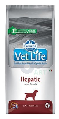 FARMINA Vet Life Dog Hepatic 12kg + Advantix - dla psów 25-40kg (pipeta 4ml)