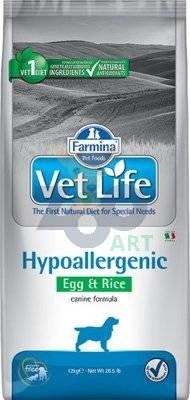 FARMINA Vet Life Dog Hypoallergenic Egg & Rice 12kg + Advantix - dla psów 10-25kg (pipeta 2,5ml)
