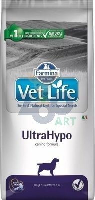 FARMINA Vet Life Dog Ultrahypo 12kg + Advantix - dla psów 10-25kg (pipeta 2,5ml)