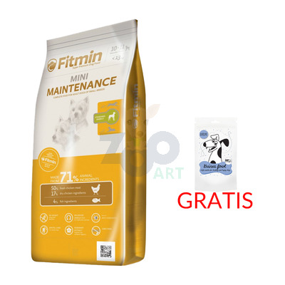 FITMIN Mini Maintenance 15kg + PEPE mini chunkies guinea fowl (perliczka) 70g GRATIS
