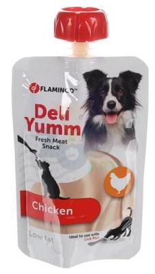 Flamingo Pasta Deli Yumm dla psów z kurczakiem 4x90g + Gryzak GRATIS