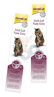 GIMBORN Gim Cat Malt-Soft Extra Pasta odkłaczająca dla kota 2x200g