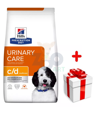 HILL'S PD Prescription Diet Canine c/d Urinary Care 1,5kg + niespodzianka dla psa GRATIS!