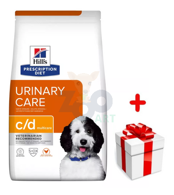 HILL'S PD Prescription Diet Canine c/d Urinary Care 4kg + niespodzianka dla psa GRATIS!