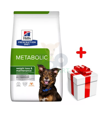 HILL'S PD Prescription Diet Metabolic Canine 1,5kg + niespodzianka dla psa GRATIS!