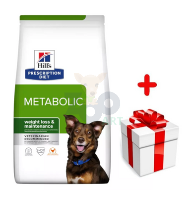 HILL'S PD Prescription Diet Metabolic Canine 12kg + niespodzianka dla psa GRATIS!