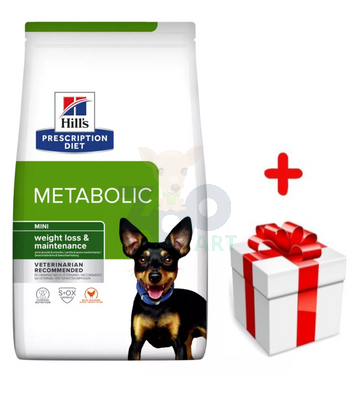 HILL'S PD Prescription Diet Metabolic Mini Canine 1kg + niespodzianka dla psa GRATIS!