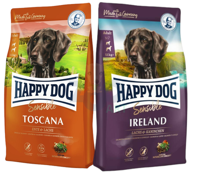 Happy Dog Supreme Toscana 12,5kg + Happy Dog Supreme Sensible Irland 12,5kg