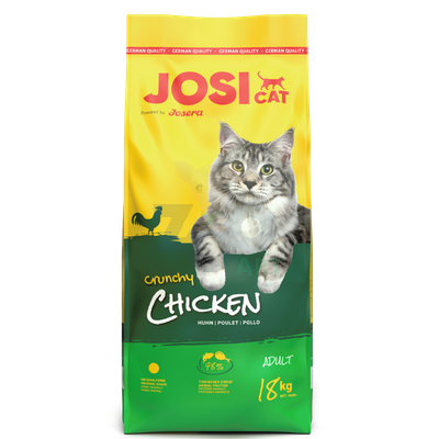 JOSERA JosiCat Crunchy Chicken 17,4kg/Opakowanie uszkodzone (9772) !!!