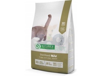 NATURES PROTECTION Sterilised Poultry Adult Cat 7kg