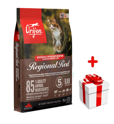 ORIJEN Regional Red Cat 5,4kg + niespodzianka dla kota
