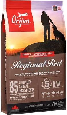 ORIJEN Regional Red Dog 11,4kg + niespodzianka dla psa GRATIS!