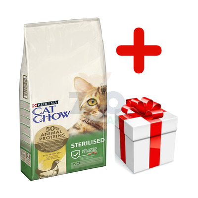 PURINA Cat Chow Special Care Sterilised 15kg  + niespodzianka dla kota GRATIS!