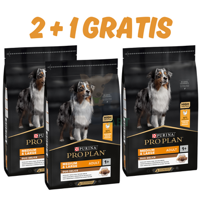 PURINA Pro Plan Adult Duo Delice Chicken & Rice 3x10kg
