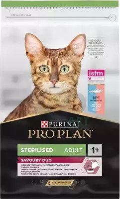 PURINA Pro Plan Cat Sterilised Dorsz i Pstrąg 10kg + Rolka do ubrań GRATIS!!